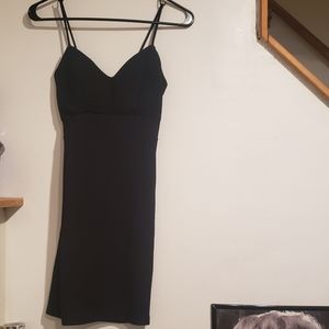 Short black cocktail dress